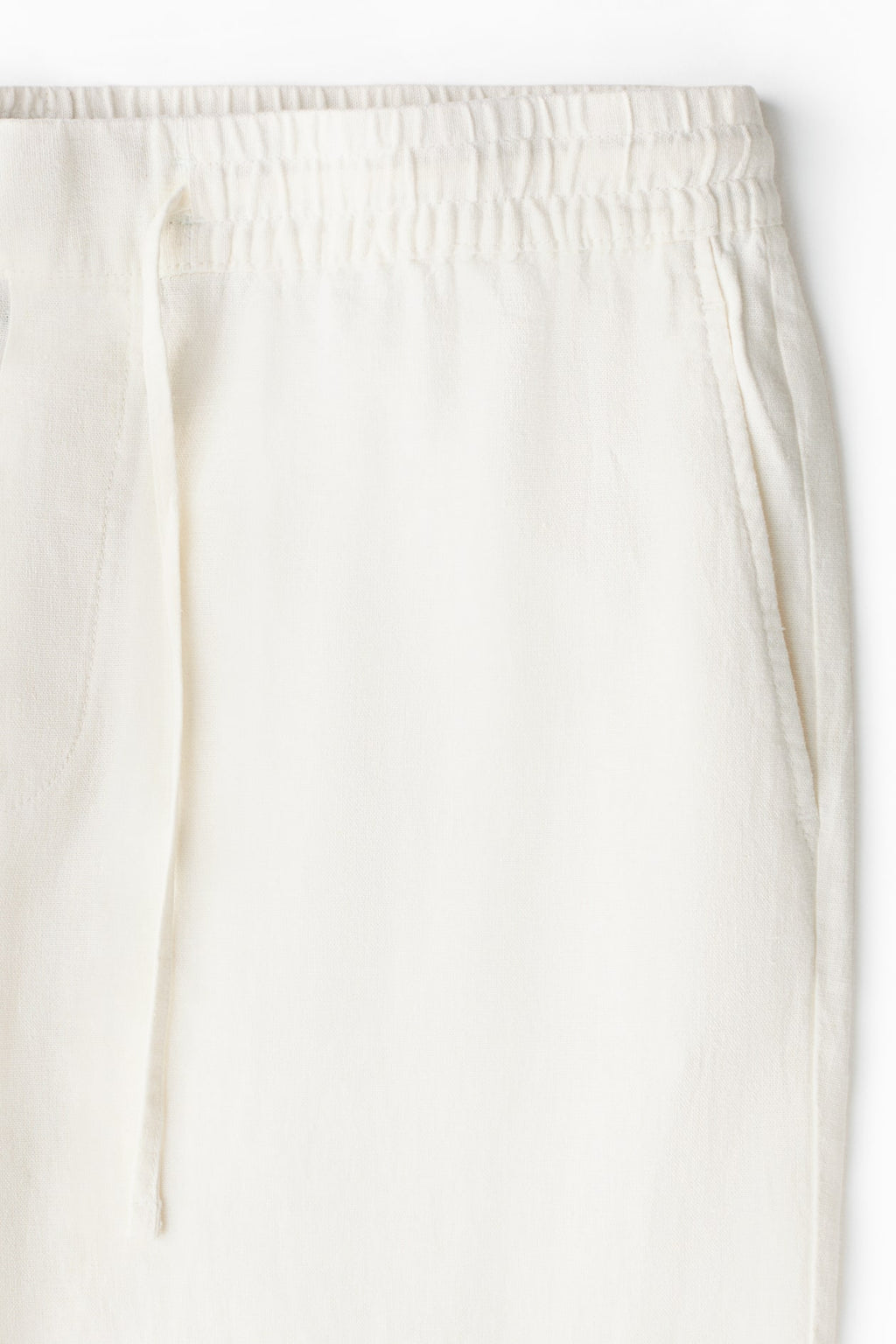 LINEN PANTS WHITE