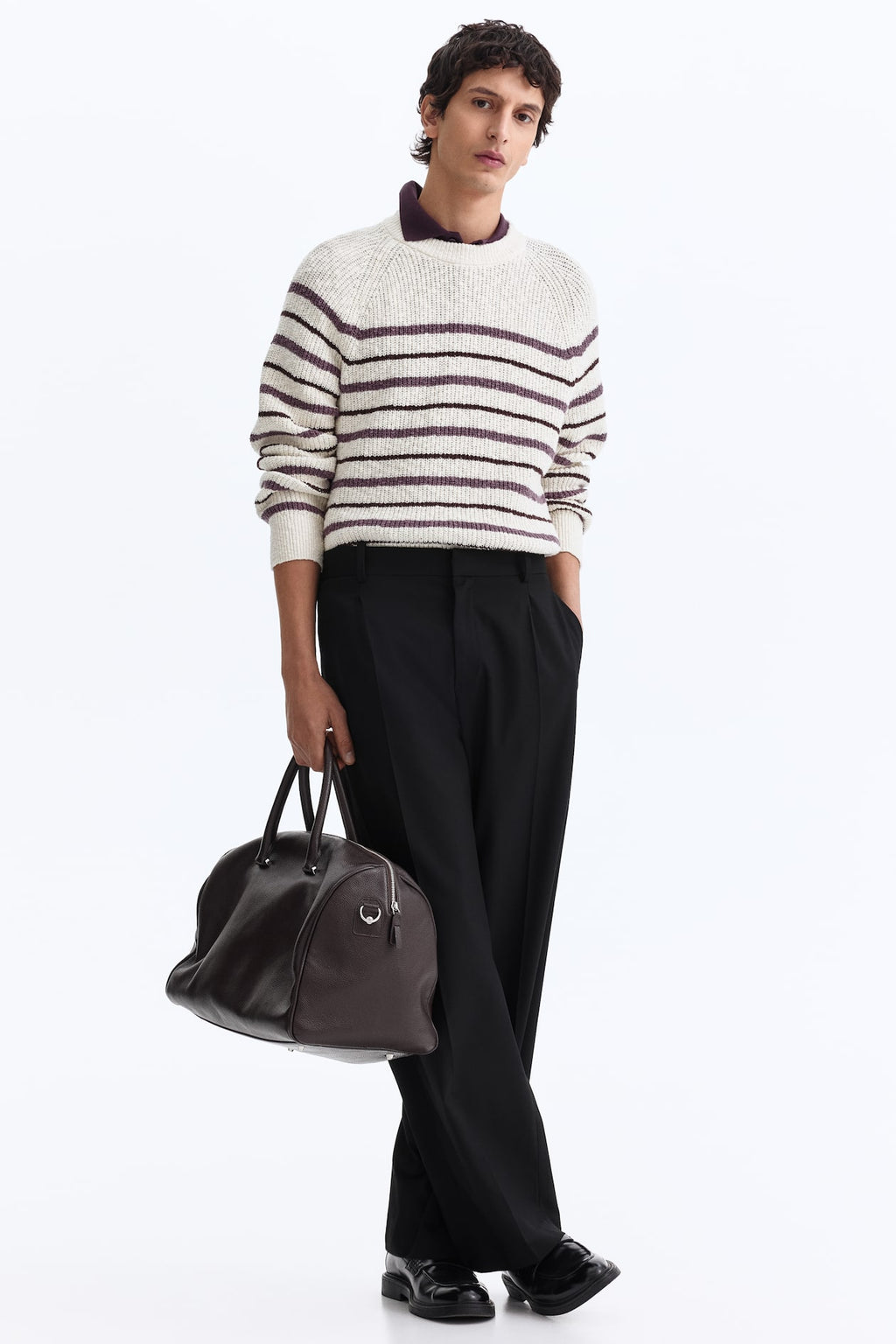 LOOSE FIT TAILORED TROUSERS