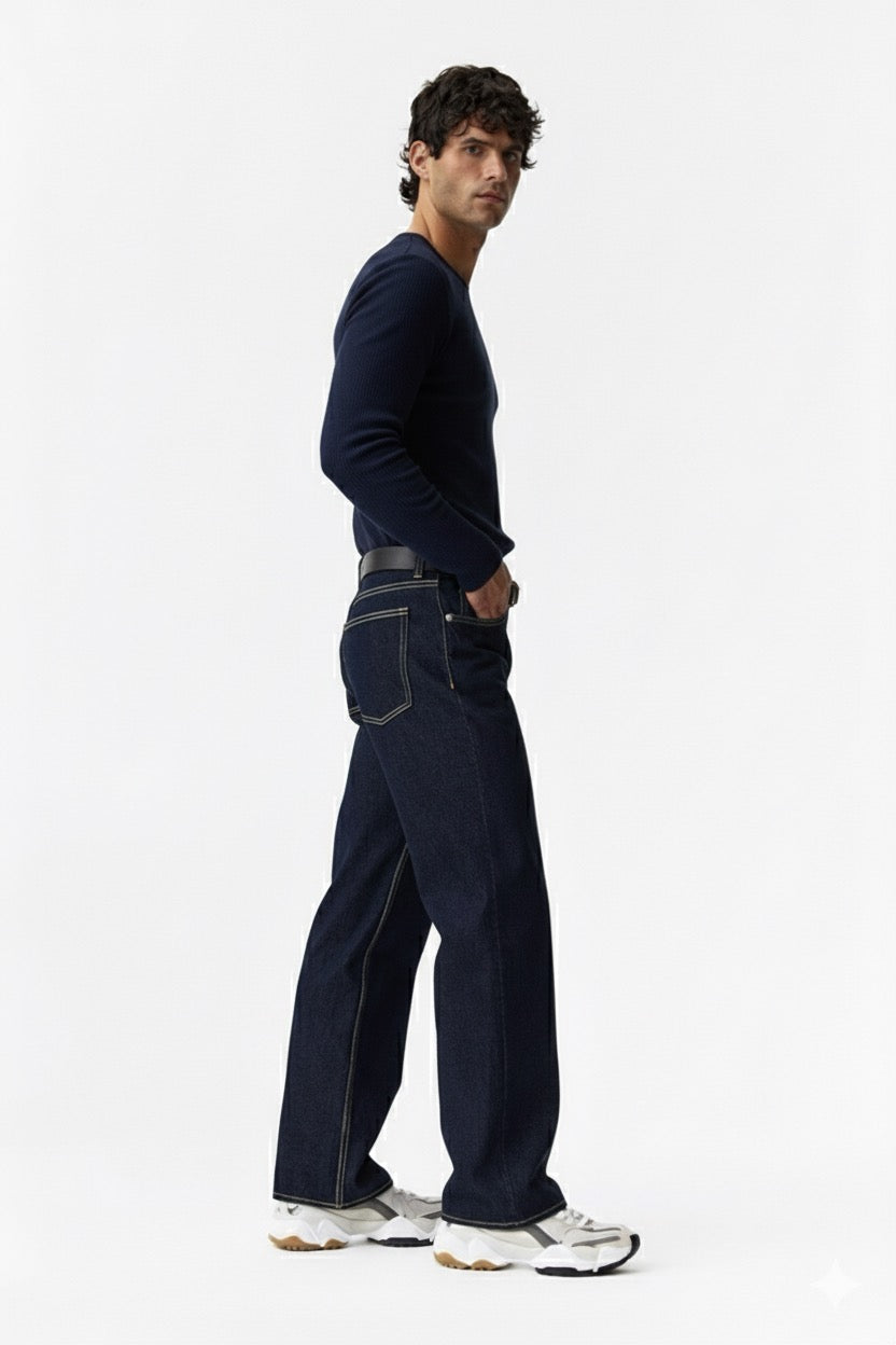 SLIM RIBBED COTTON T-SHIRT