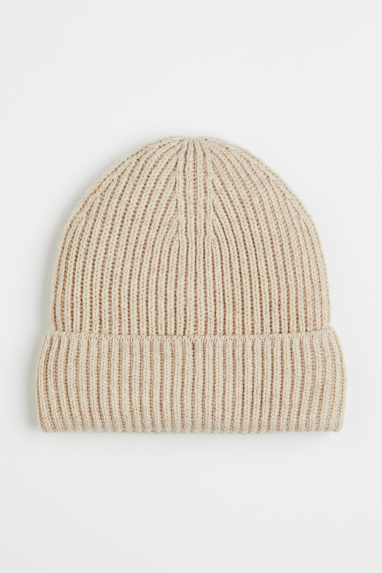RIB KNIT BEANIE