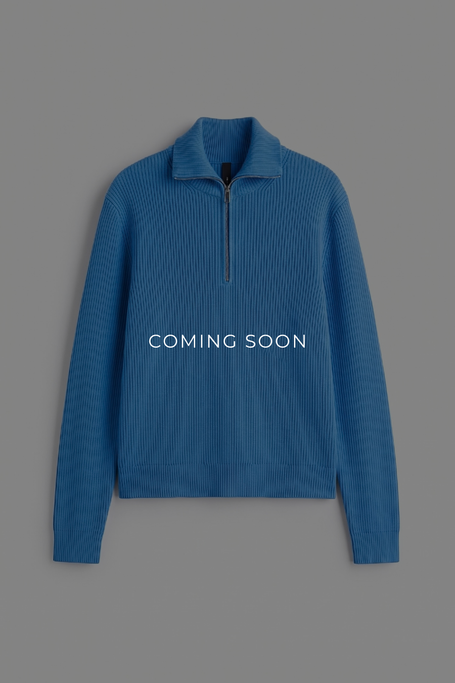 HALF ZIP SWEATER