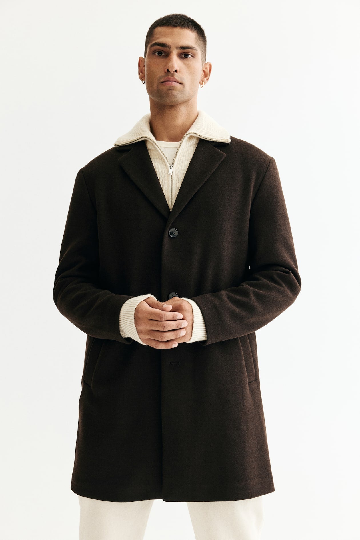 WOOL-BLEND COAT