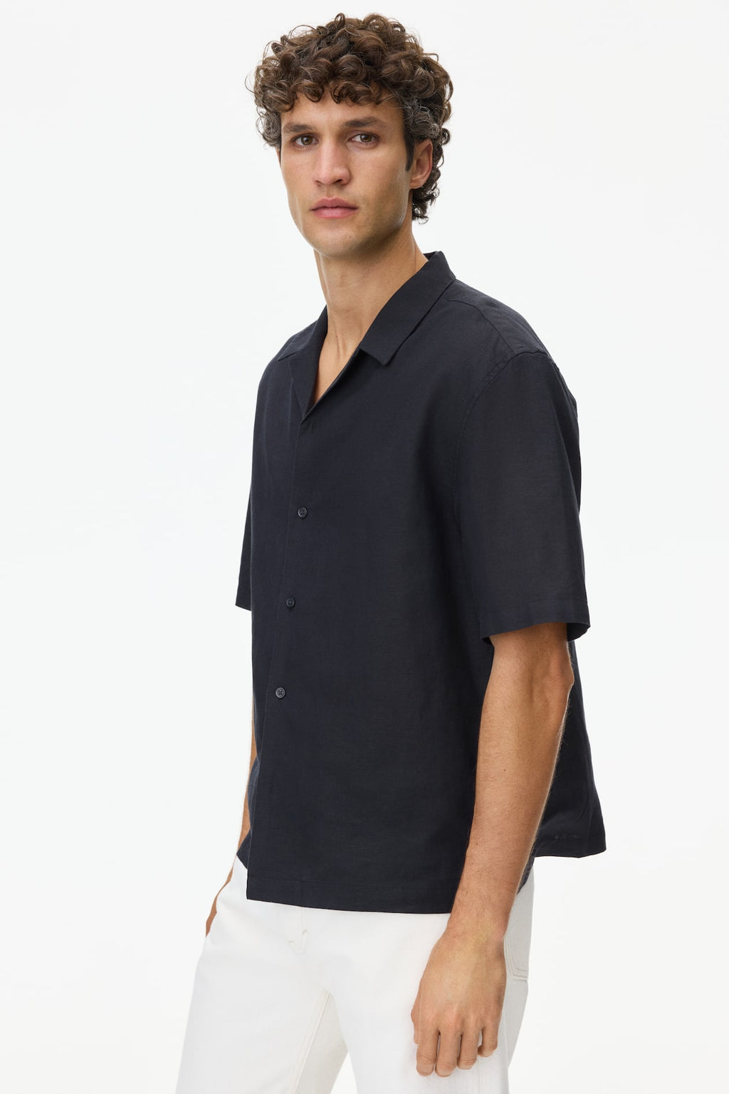 LINEN-BLEND SHIRT