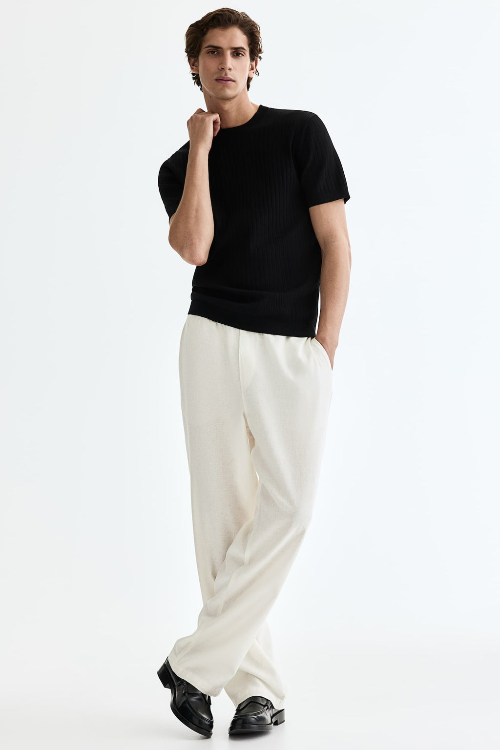 LINEN PANTS WHITE
