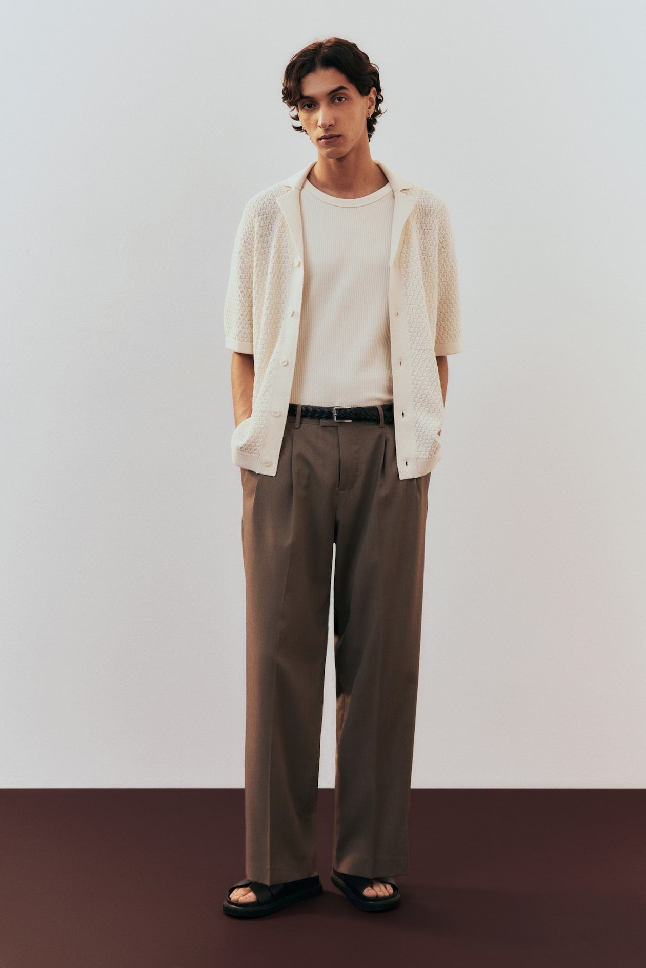 LOOSE FIT TAILORED TROUSERS