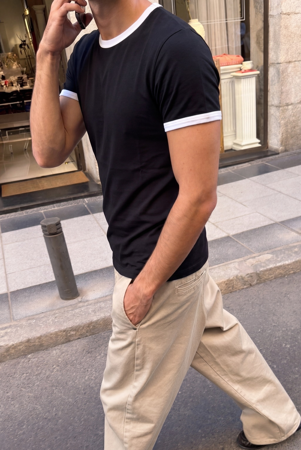 RINGER FITTED T-SHIRT