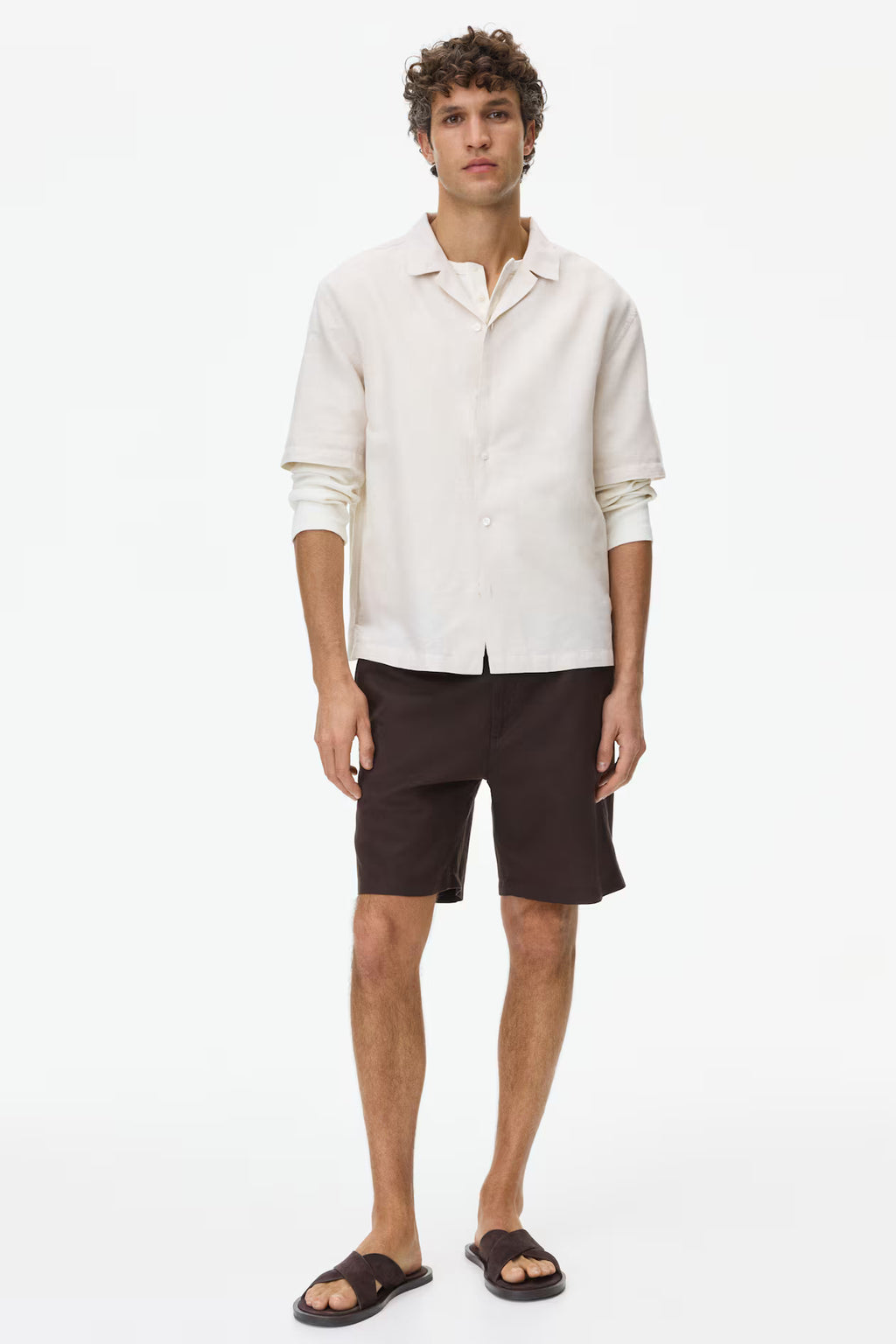LINEN-BLEND SHIRT