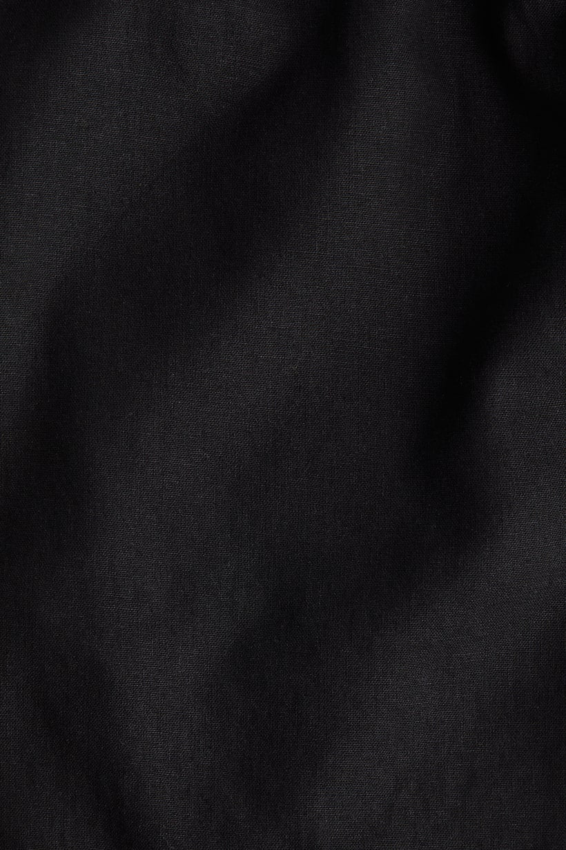LINEN PANTS BLACK