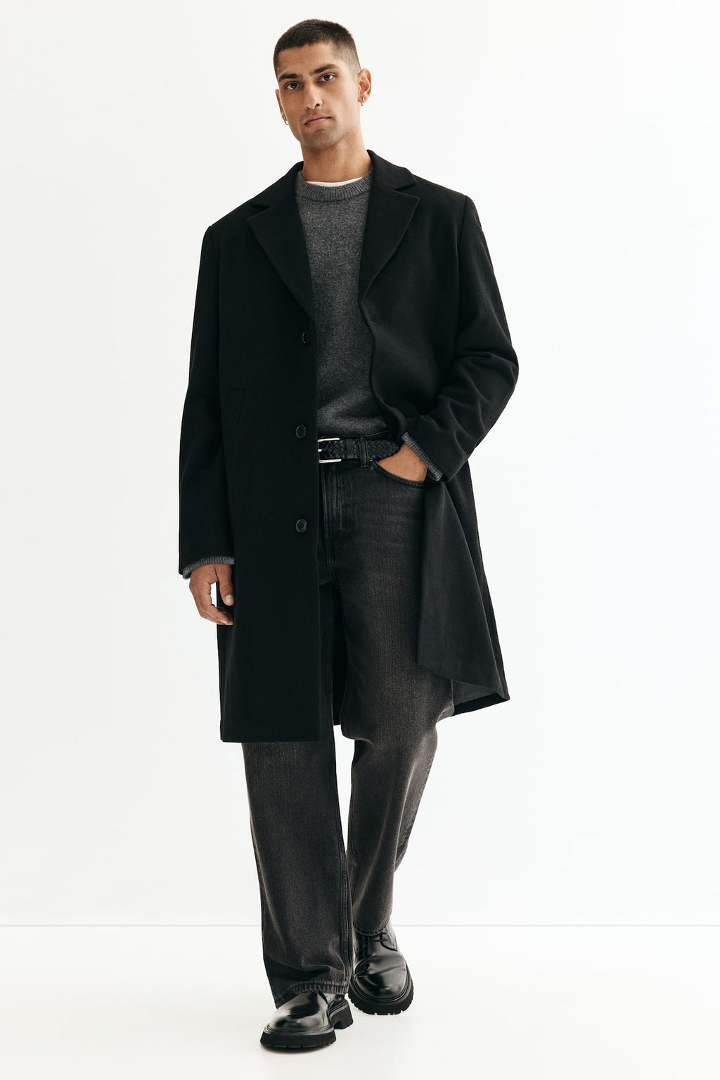 WOOL-BLEND COAT