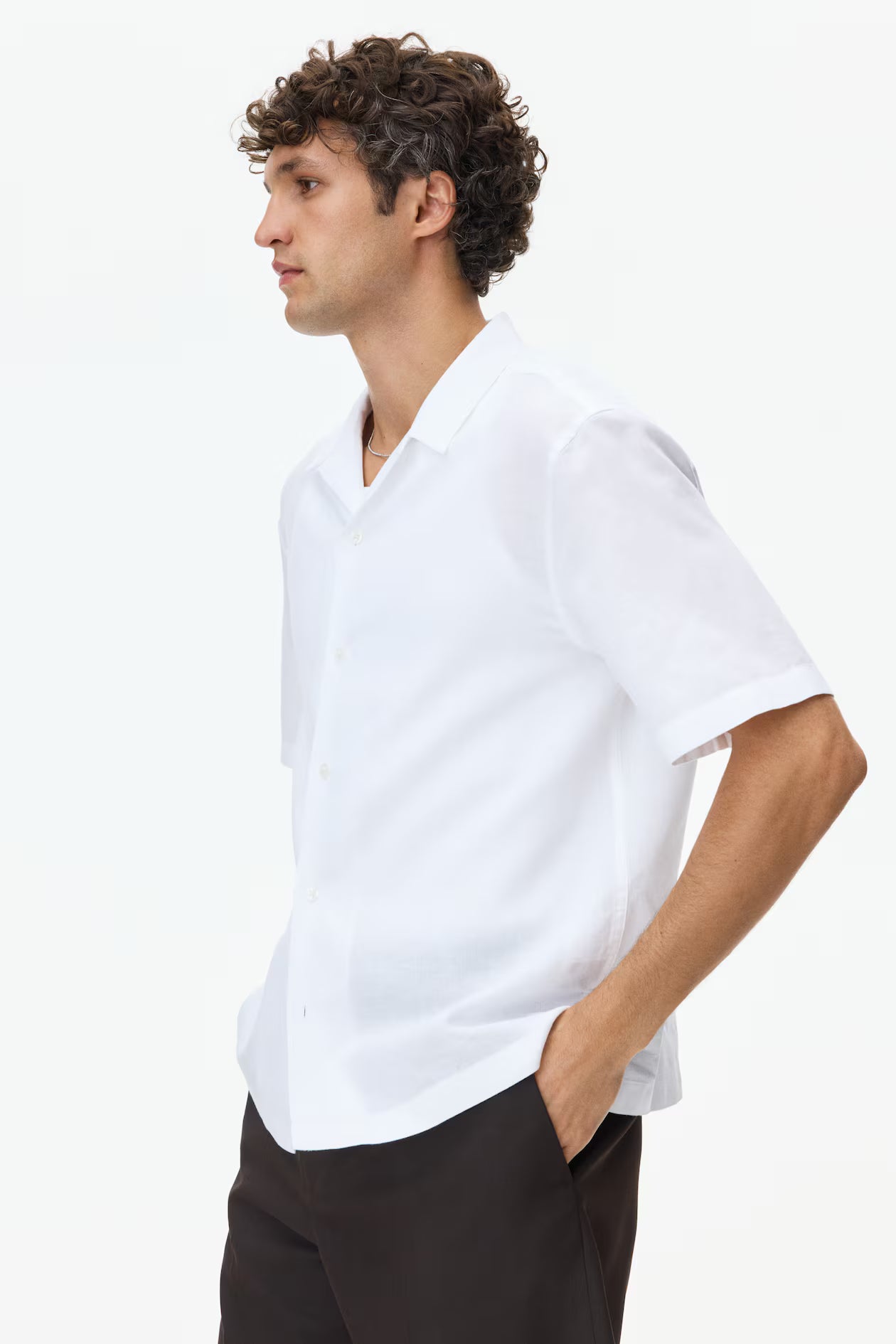 LINEN-BLEND SHIRT