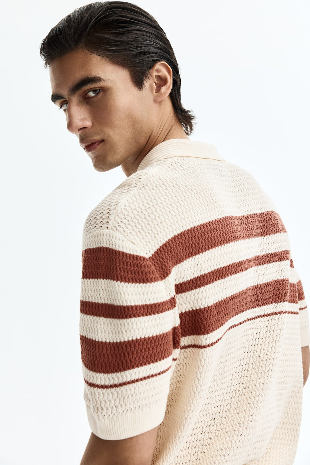 POINTELLE-KNIT POLO ( limited edition)