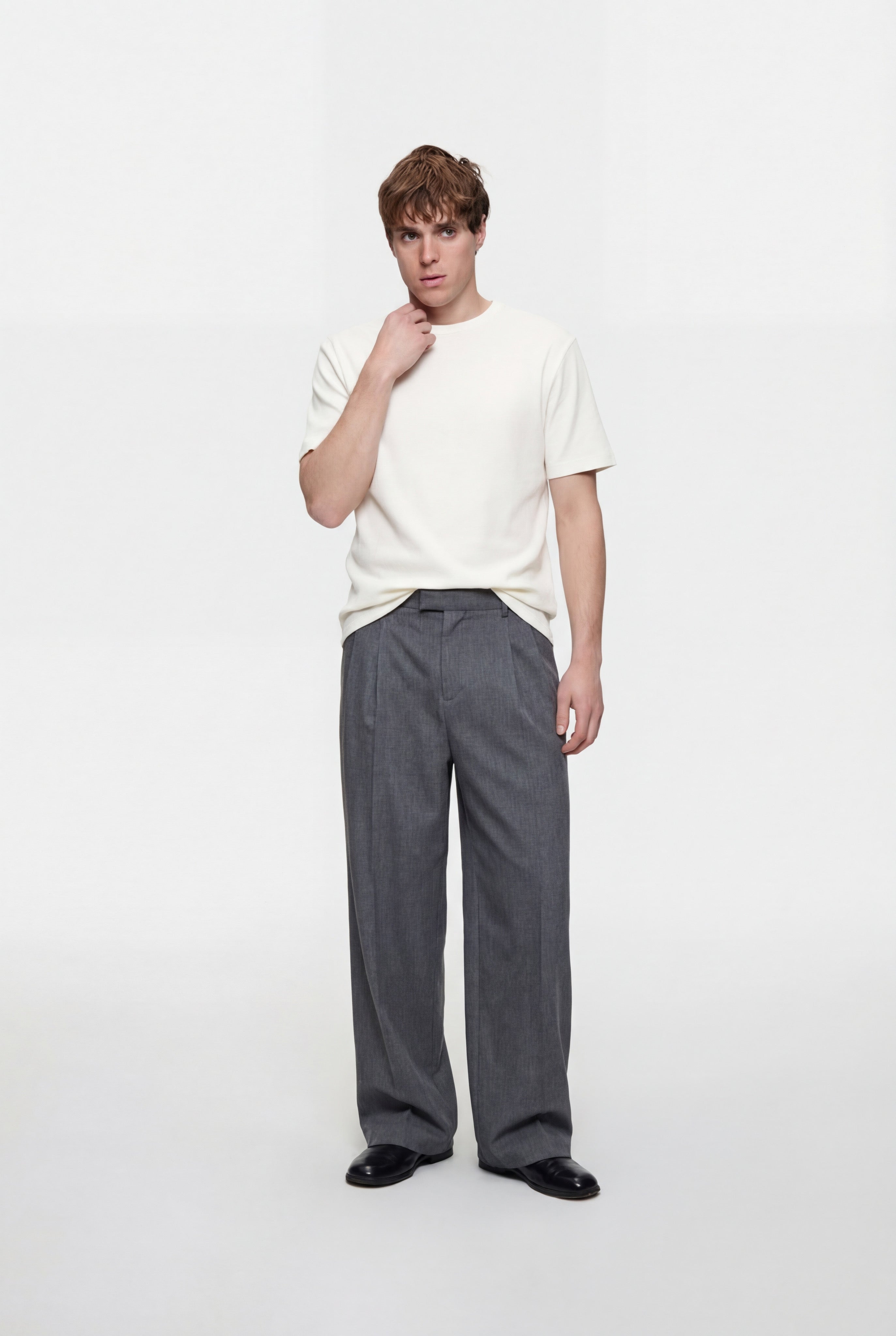 TROUSERS DARK GREY