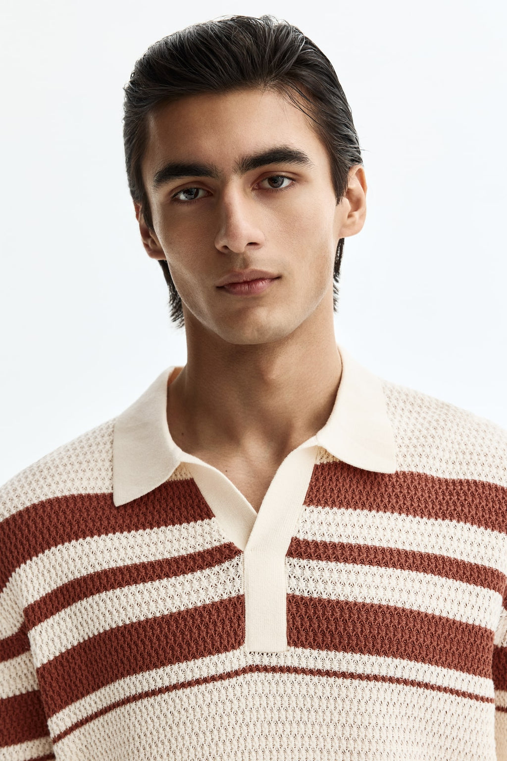 POINTELLE-KNIT POLO ( limited edition)