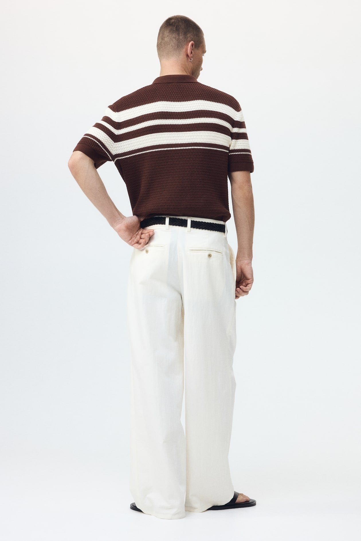 POINTELLE-KNIT POLO ( limited edition)