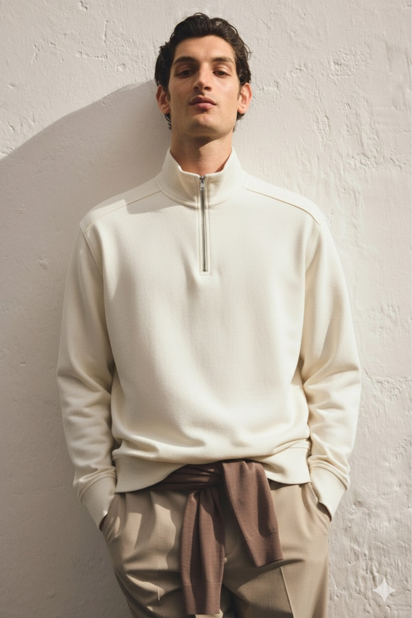 ZIP-UP SWEATER