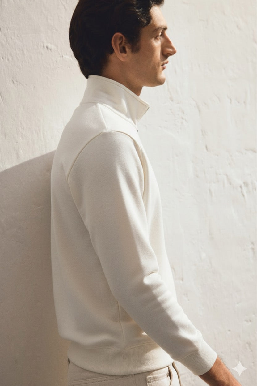 ZIP-UP SWEATER