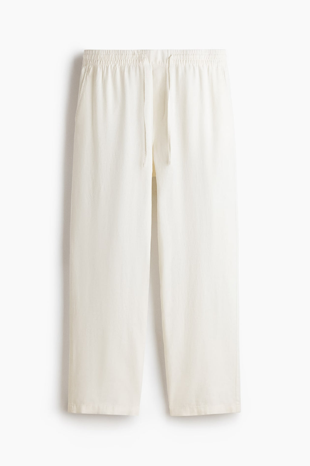 LINEN PANTS WHITE
