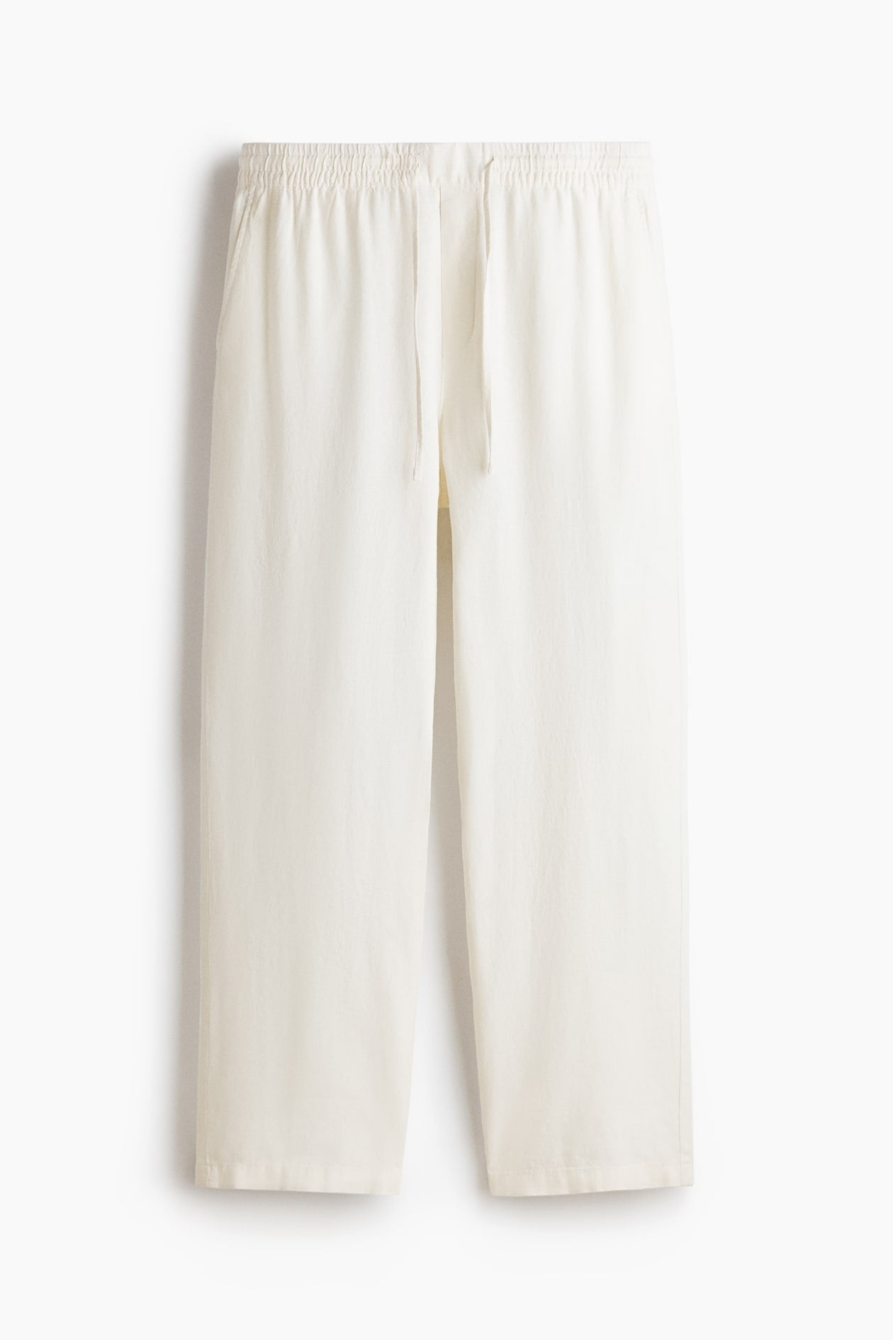 LINEN PANTS WHITE