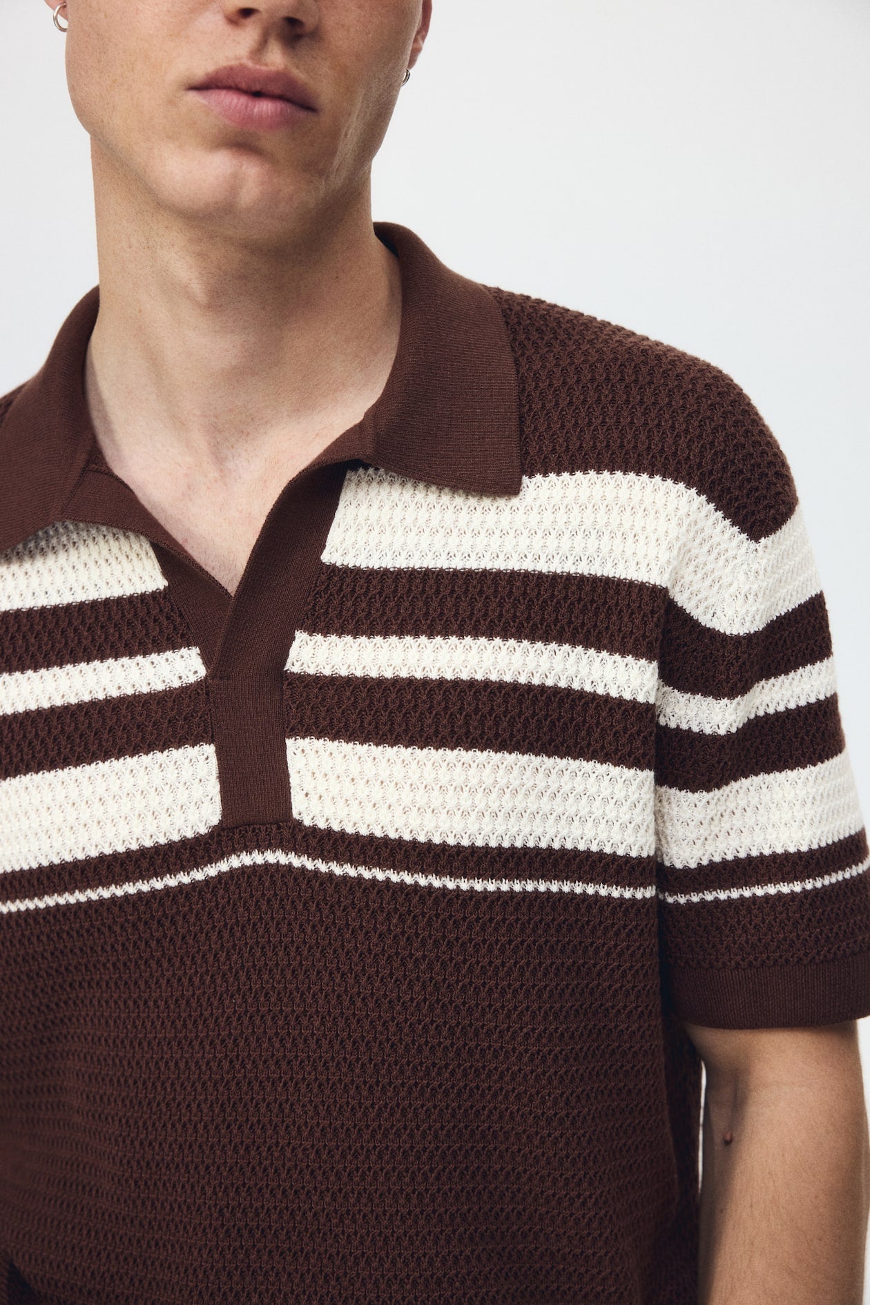 POINTELLE-KNIT POLO ( limited edition)