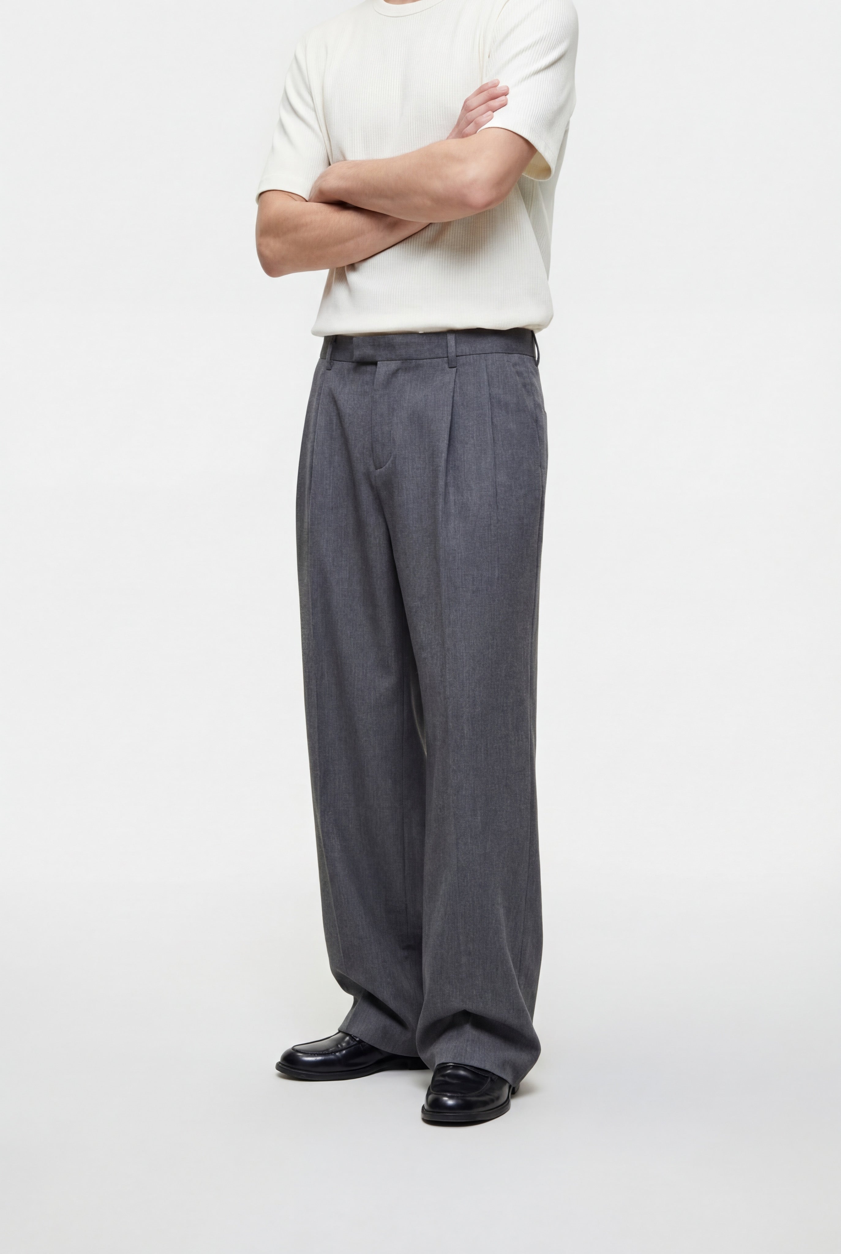 TROUSERS DARK GREY