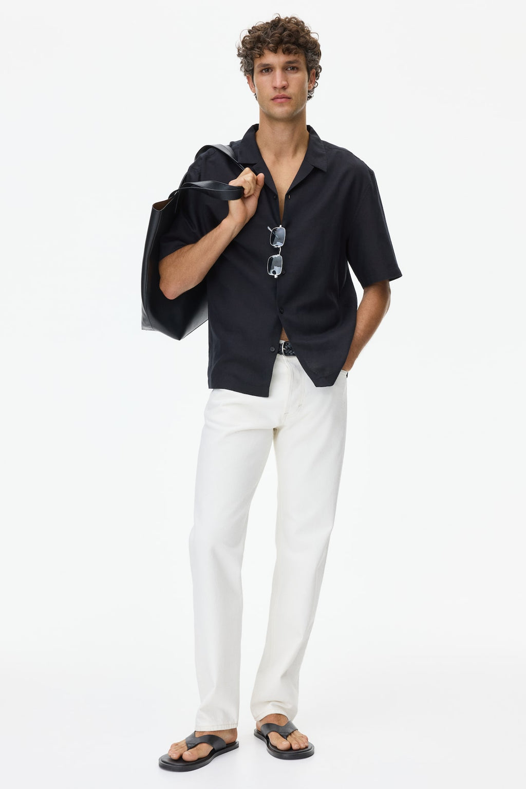 LINEN-BLEND SHIRT