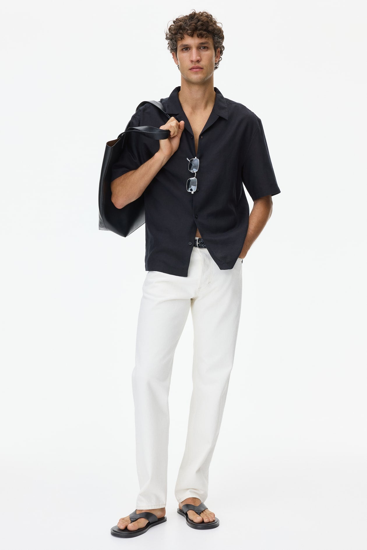 LINEN-BLEND SHIRT