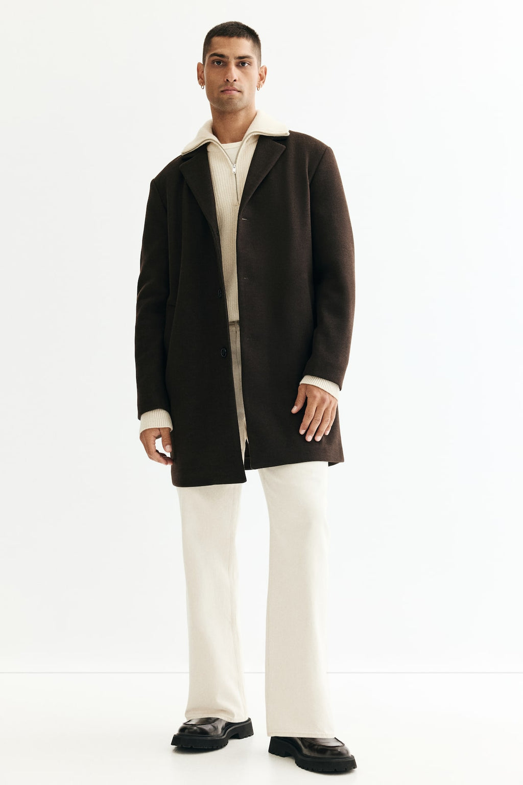 WOOL-BLEND COAT