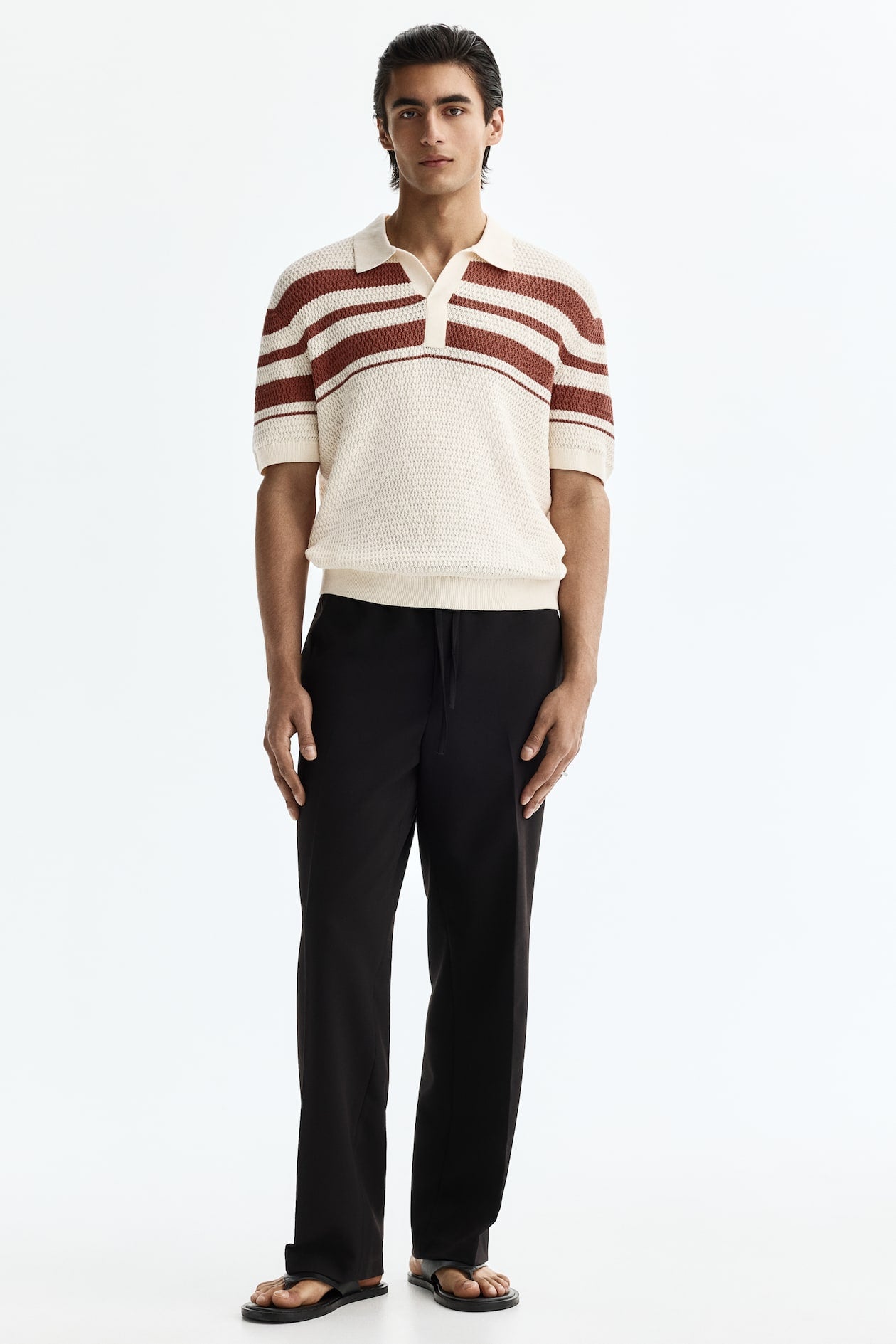 POINTELLE-KNIT POLO ( limited edition)