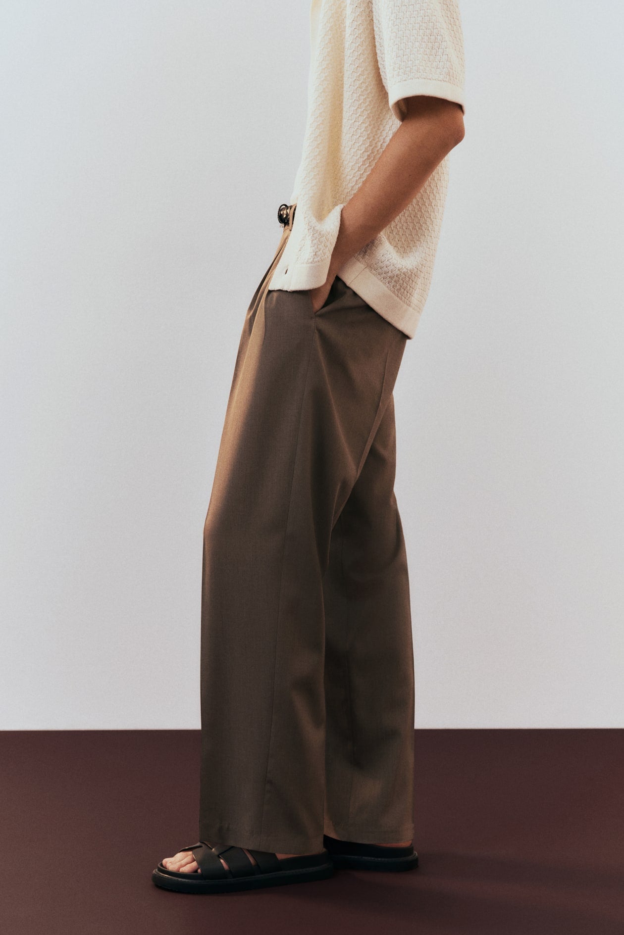 LOOSE FIT TAILORED TROUSERS