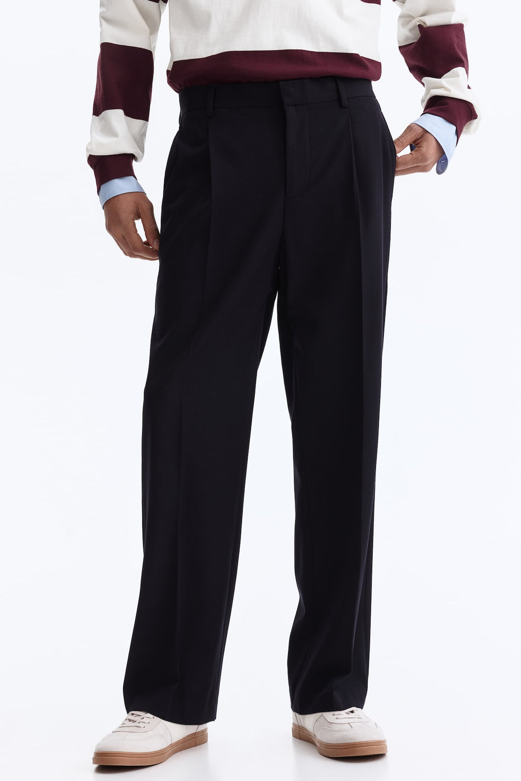 LOOSE FIT TAILORED TROUSERS