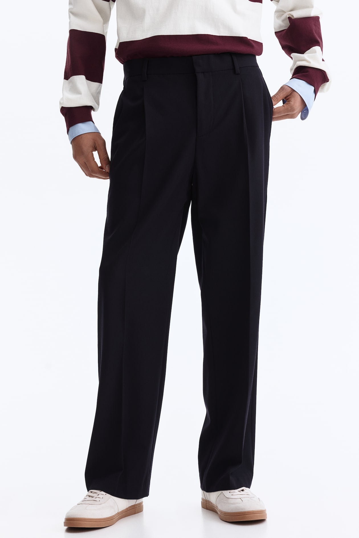 LOOSE FIT TAILORED TROUSERS
