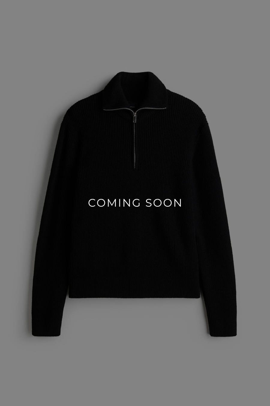 HALF ZIP SWEATER