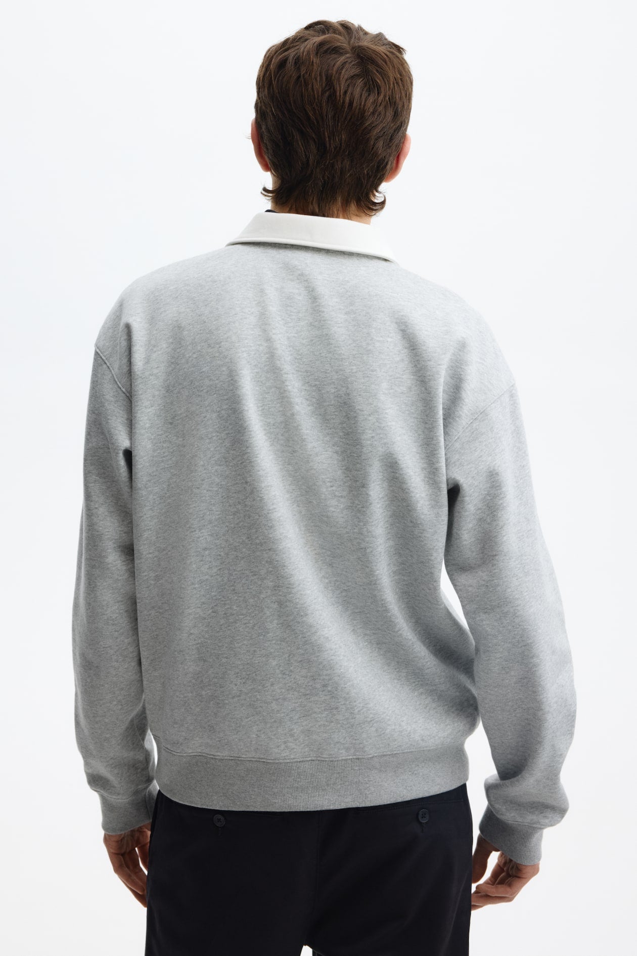 LOOSE FIT RUGBY SWEATSHIRT
