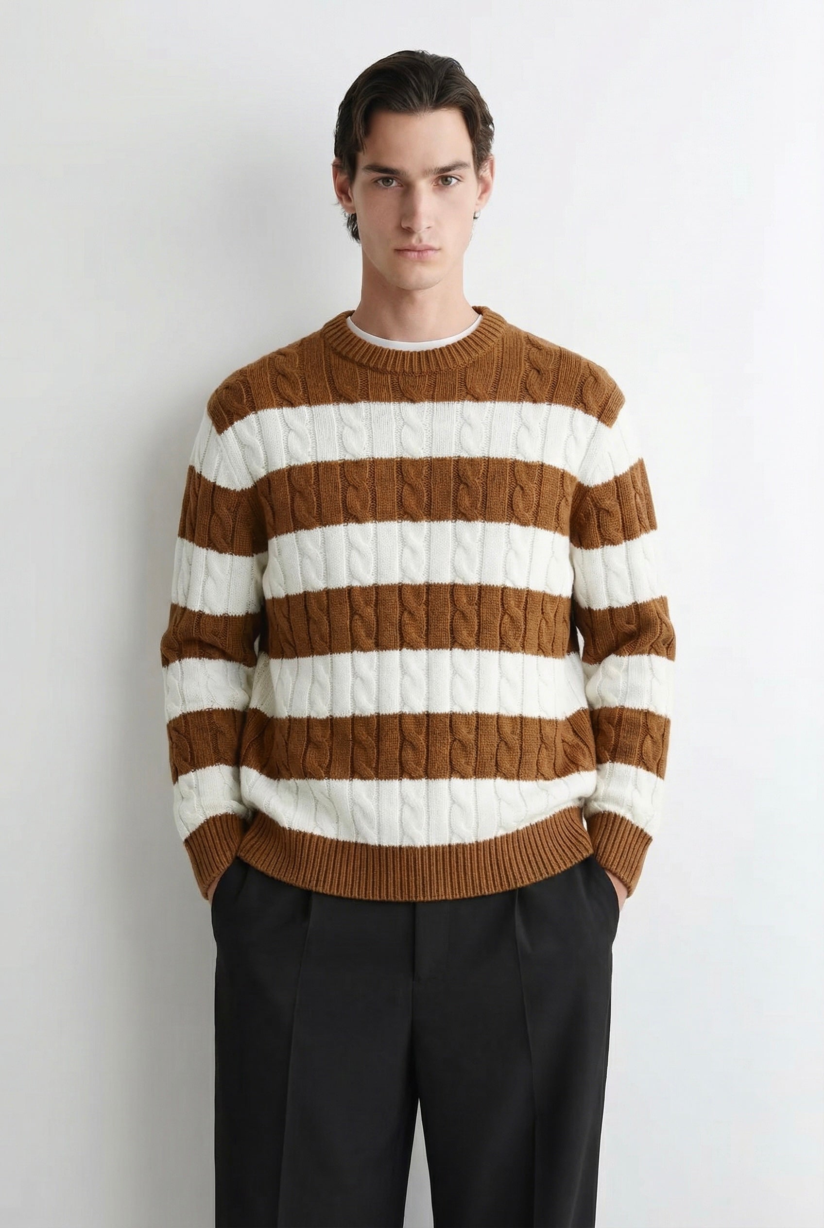CABEL KNIT SWEATER