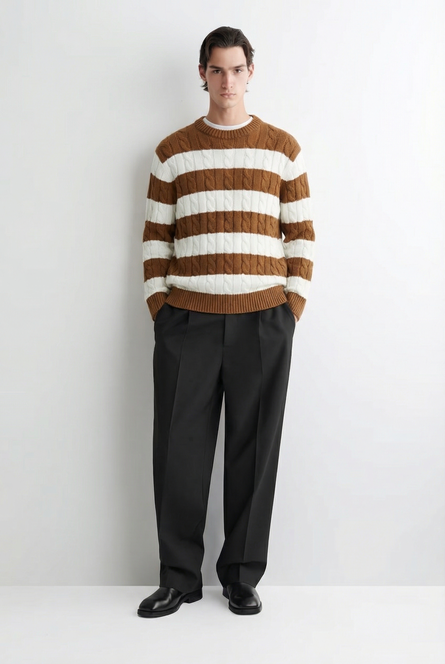 CABEL KNIT SWEATER
