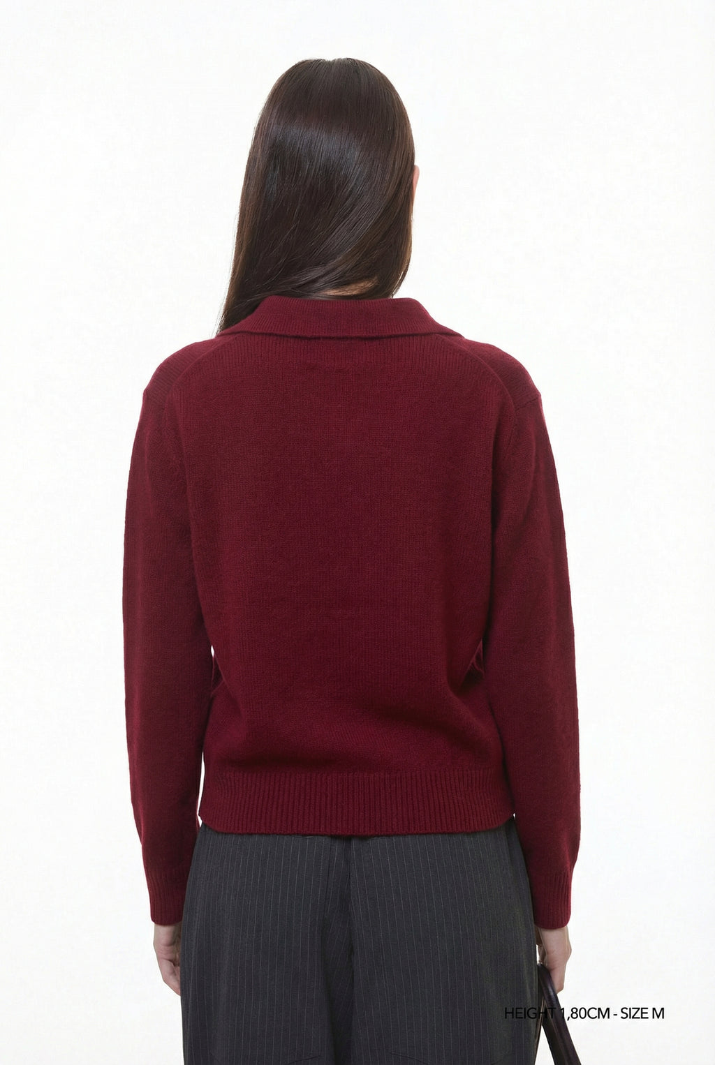 KNIT COLLARED SWEATER