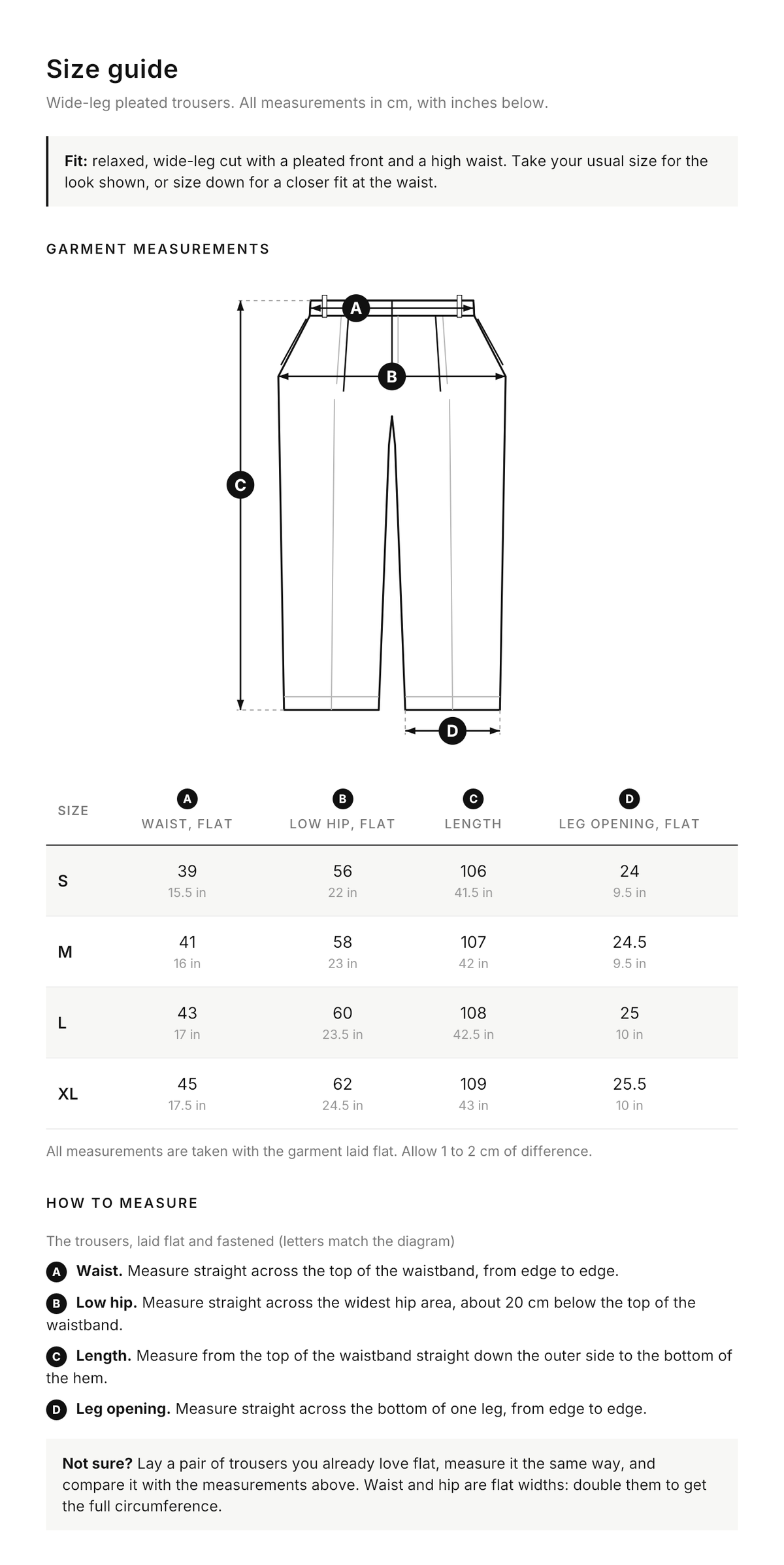 Size Guide