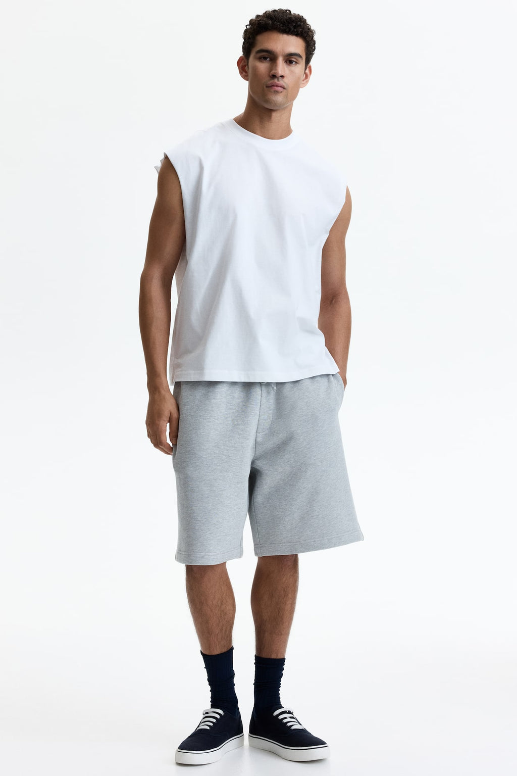 COTTON VEST TOP WHITE