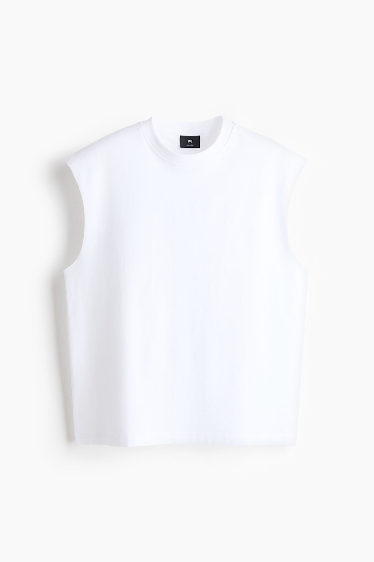 COTTON VEST TOP WHITE