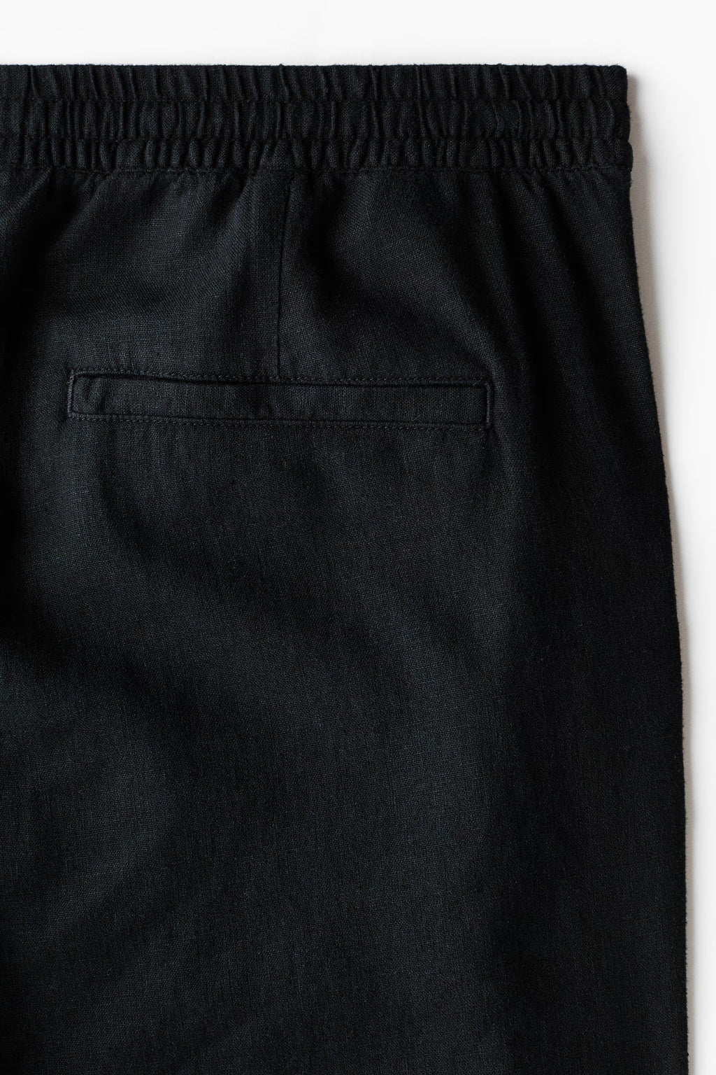 LINEN PANTS BLACK