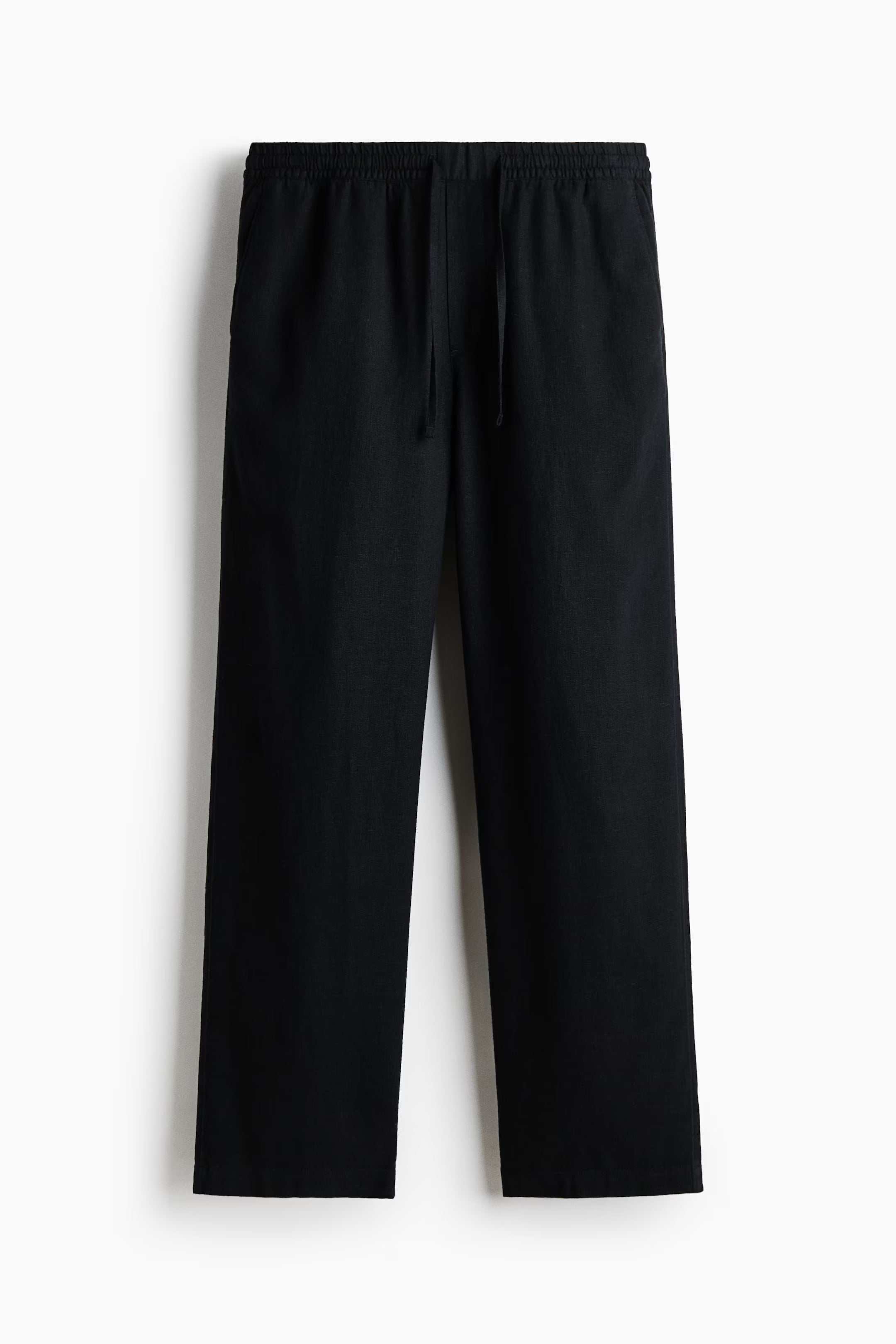 LINEN PANTS BLACK
