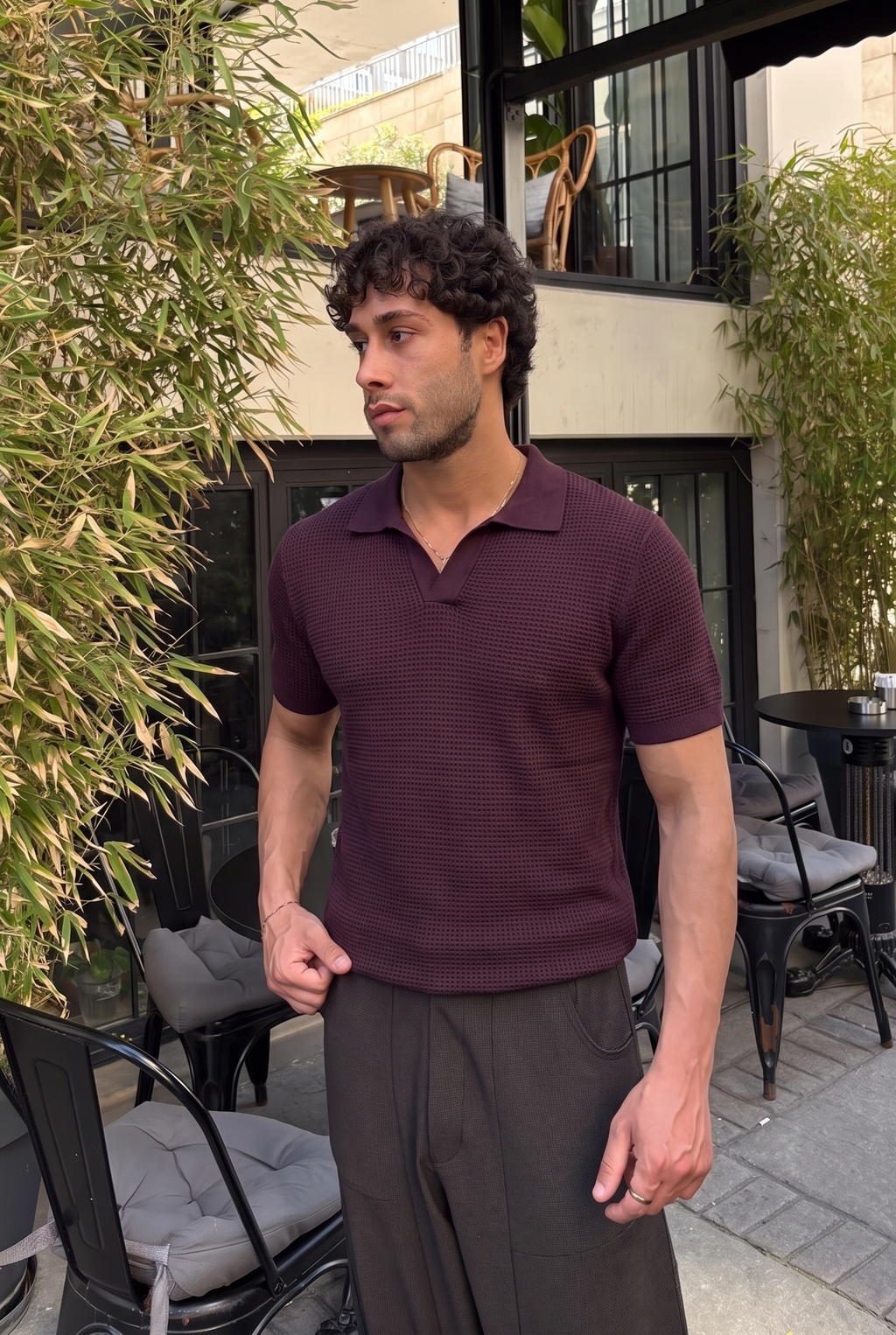 KNIT POLO