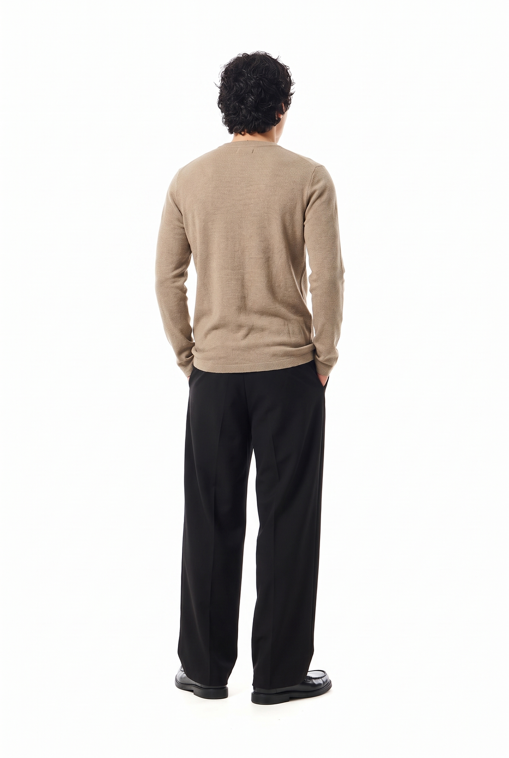 RIBBED HENLEY SHIRT